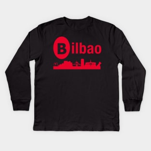 Bilbao Basque is not Spain Kids Long Sleeve T-Shirt